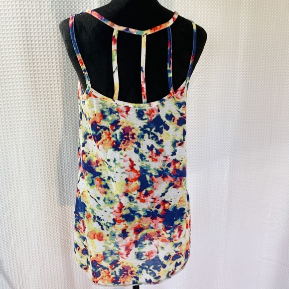 French Laundry Tie-Dye Print & Embroidery Top EUC - Picture 7 of 8